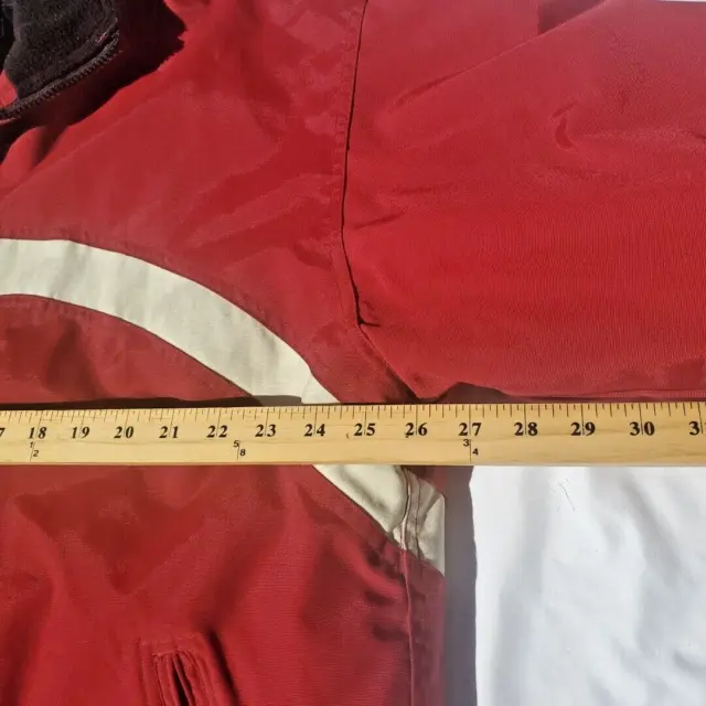 VINTAGE GAP ANORAK Mens Large Red Snow Rain Jacket 80's 90s Retro ...