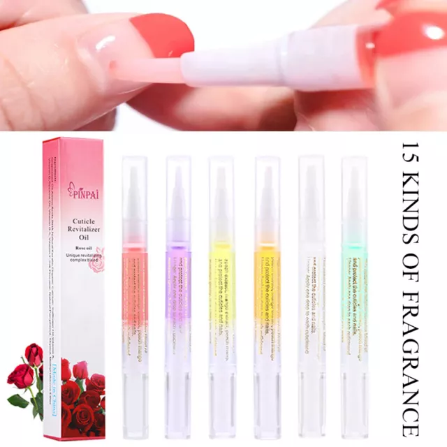 Nail Art revitalizador de cutículas aceite lápiz cepillo tratamiento cuidado manicura E [