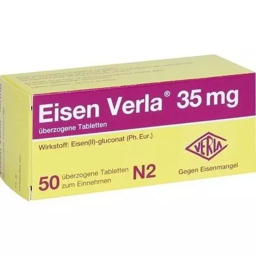 EISEN VERLA 35 mg überzogene Tabletten 50 St PZN 11163892