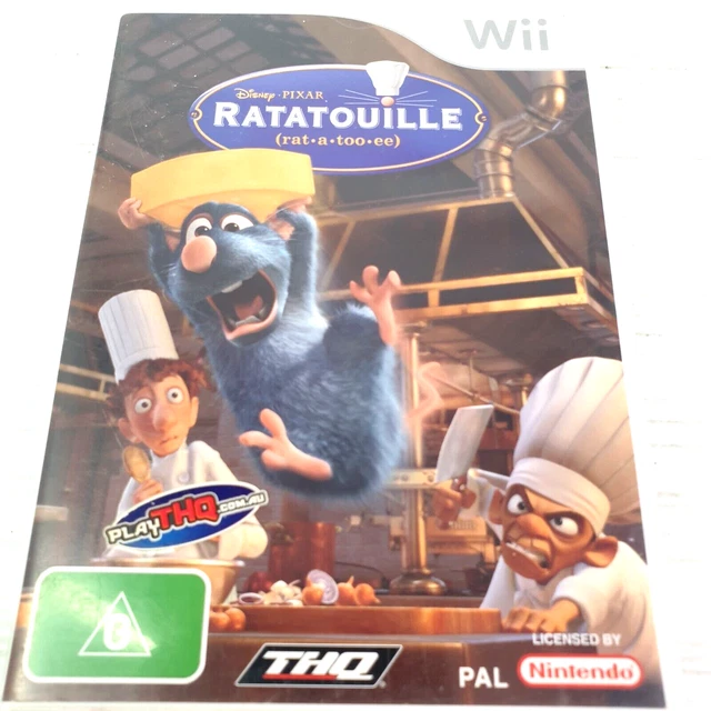 WII RATATOUILLE GAME with Manual PAL Rating G Action has a new