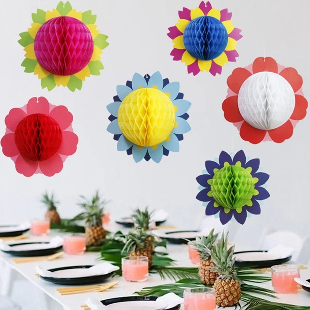 Bola de flores de papel nueva para uñas encaje duradero hogar colgar cumpleaños