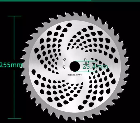 Kreissägeblatt Freischneider Sägeblatt Motorsense 255 x 25,4mm 40 Zähne X