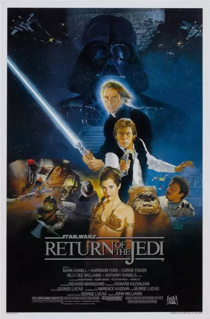 Star Wars Return of the Jedi Movie Poster Art 8x10 11x17 16x20 22x28 24x36 27x40