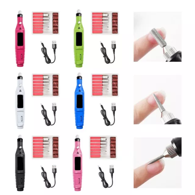 For Nail Machine Polisher Portable and Cordless USB Mini Electric Sander