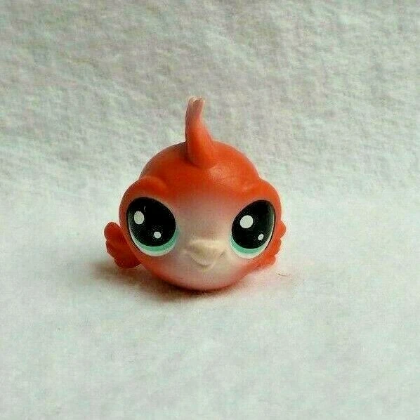 Figurine Littlest Pet Shop LPS #2798 - Bébé Chauve-souris Elfe Orange - Hasbro - Occasion