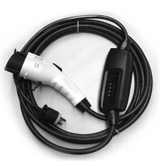 Electric Vehicle Charger EVSE 240v Level 2 Car Nema 6-20 Plug To J1772 Duosida