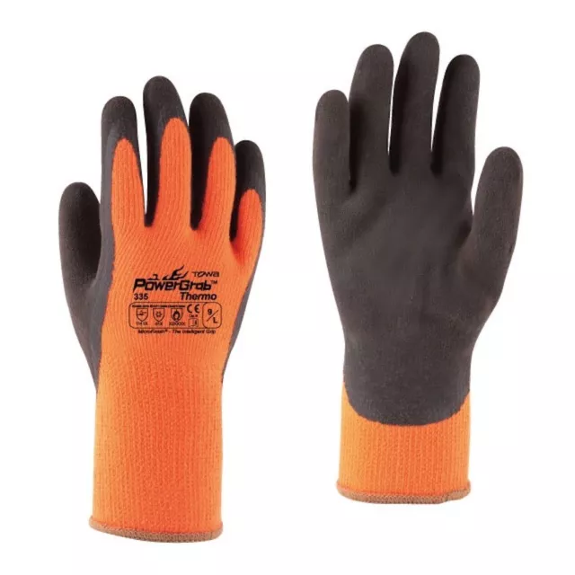 1 Paar TOWA POWER GRAB THERMO Handschuhe Arbeitshandschuhe Winterhandschuhe