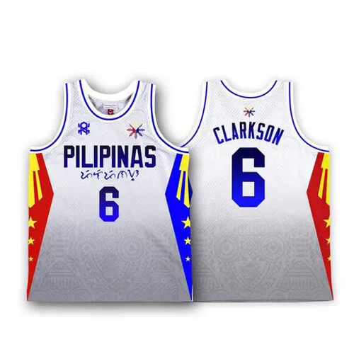 JordansSecretStuff Jordan Clarkson Gilas Pilipinas FIBA World Philippines Asia Basketball Dry Fit Jersey M / Blue