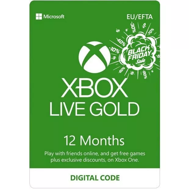 12 Month Xbox Live Key [UK] Xbox Series S/X - Xbox One