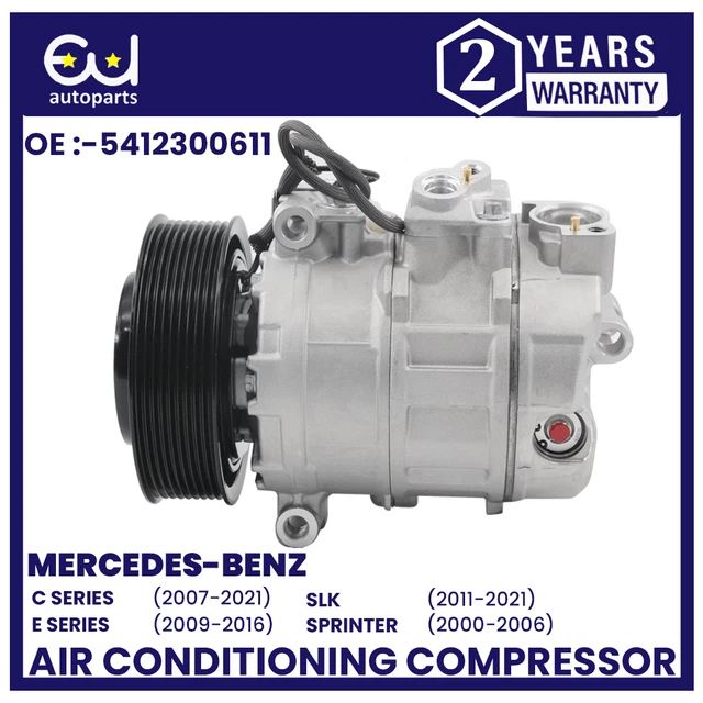 AIR CONDITIONING COMPRESSOR For Mercedes Benz W204 A207 W212 Sprinter