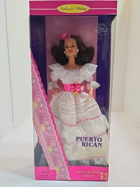 Barbie Dolls Of The World Collection Puerto Rican Collector Edition.