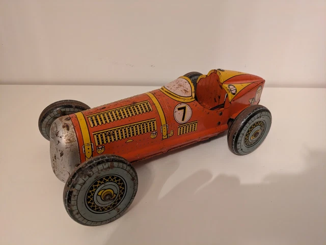 Voiture Ancienne TIPPCO Mercedes En Tôle – Jouet Vintage