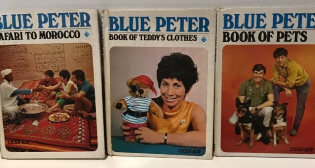 VINTAGE BLUE PETER Book of Pets/Teddy's Clothes/Morocco £12.99 ...