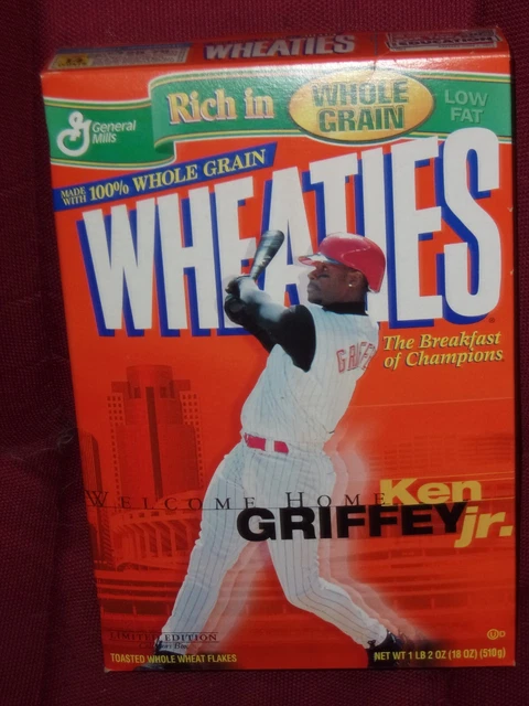 Unopened General Mills Wheaties Welcome Home Ken Griffey Jr., Ltd. Ed.