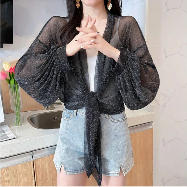 Cardigan Ou Veste Femme Scintillant Lurex - Ouvert Devant - Taille Régulière - Neuf Avec étiquettes