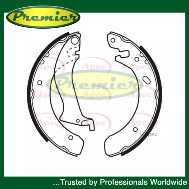 Premier Rear Brake Shoes Set Fits Land Rover Freelander 1.8 2.0 D SFS000061