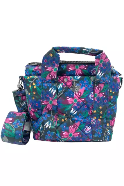 Lug Small Crossbody with Tote Handles Dory Mini Whimsy Black