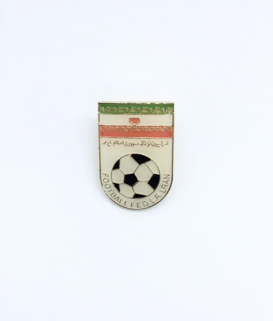 Iran National Team Football Soccer Crest Enamel Pin Badge