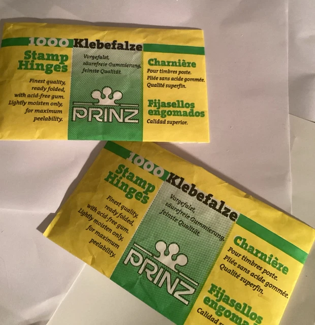 PRINZ-Stamp Hinges 7040 1 packet of 1000 Prinz hinges