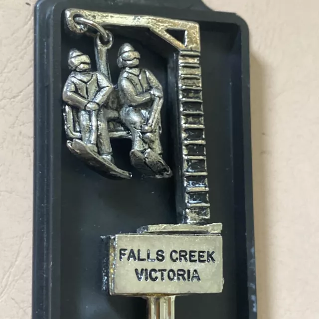 Vintage Randa 84-FALLS CREEK VICTORIA -Collectors Spoon-Silver -FIGURAL-RARE