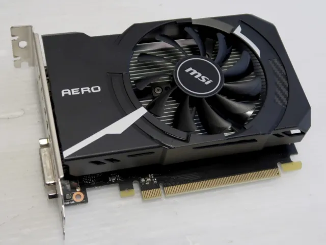 NVIDIA GeForce GT 1030, 2GB GDDR4, HDMI, DVI, MSI AERO ITX 2GD4 OC, WORKING