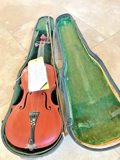 Violin, Musical Instrument Rare, USA old, antique violin  Conservator Project