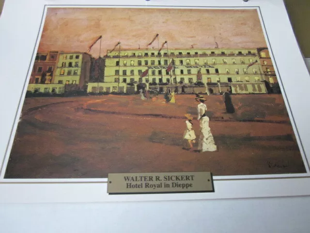 KunstdruckImpressionismus International Alter R Sickert  Hotel Royal Dieppe 1894