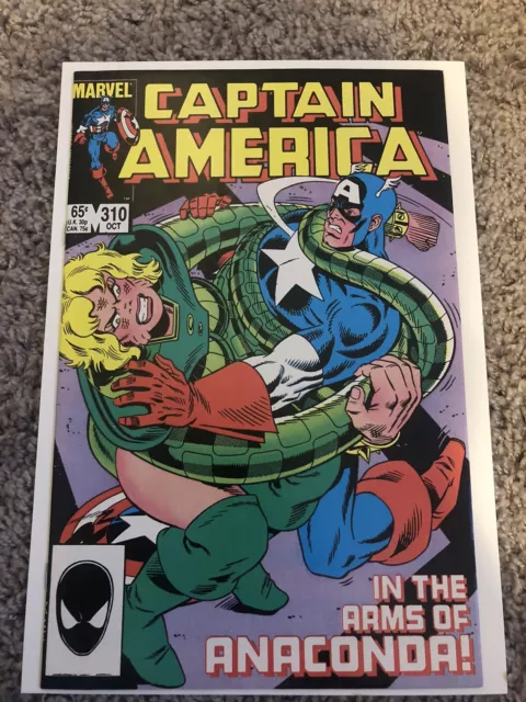 Captain America #310 1985 Marvel 1st App Serpent Society High Grade!