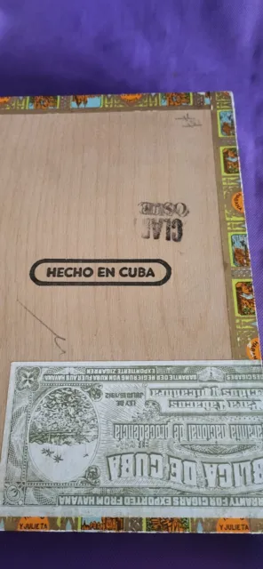 Habana Cigar Box. Romeo &Julieta 2