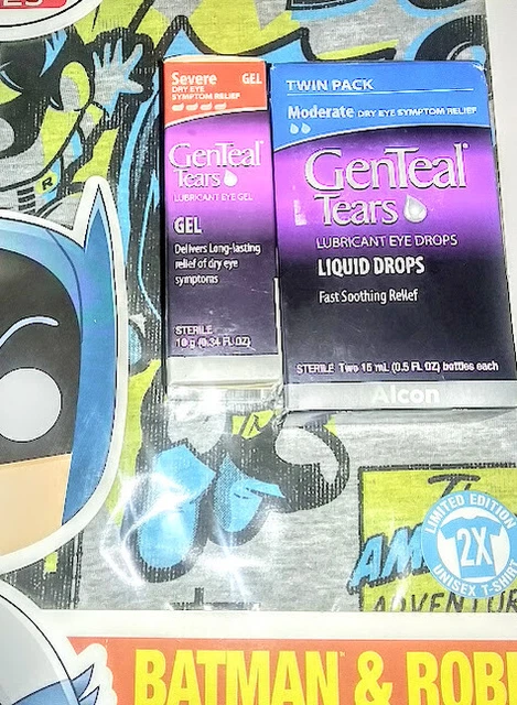 🎁 Genteal Severe  Gel+  Moderate Twin Pack Bottles 🔥😎  Dry Eye Relief 🔥🌟👀