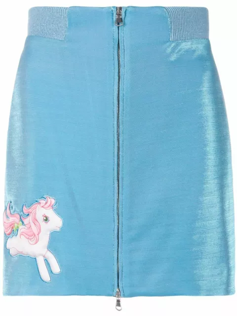 Nwt Jeremy Scott Moschino My Little Pony Capsule Zipper Mini Skirt 6