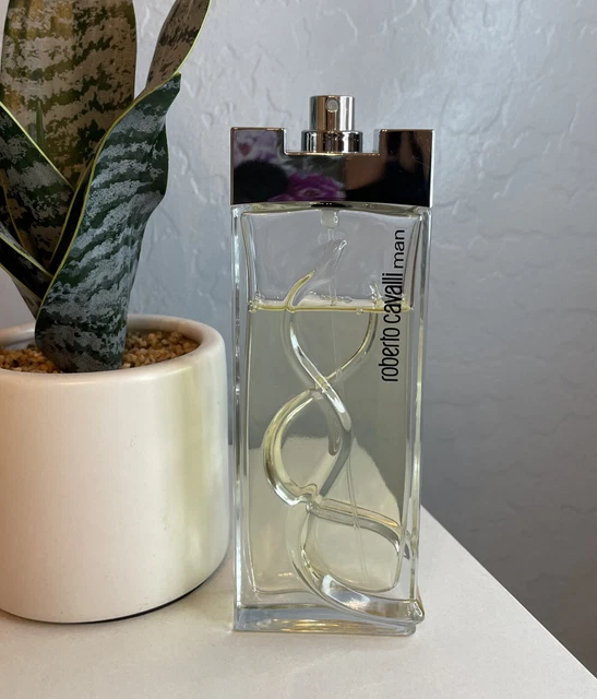 Roberto Cavalli EDT para hombre 80% completo 3,4 oz