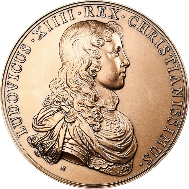 MEDAILLE LOUIS XIV 1643 / 1715 DYNASTIE DE BOURBONS ROIS ET REINES DE FRANCE