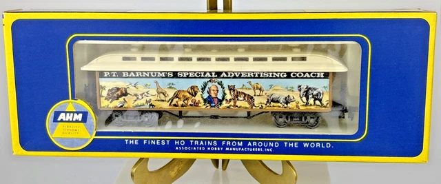 AHM HO SCALE PT Barnum Special Advertising Car 6234 w/Box NIP $29.61 ...