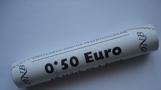 Austria 1 cent cents 2006 Euro Original Roll total 50 coins Rare UNC