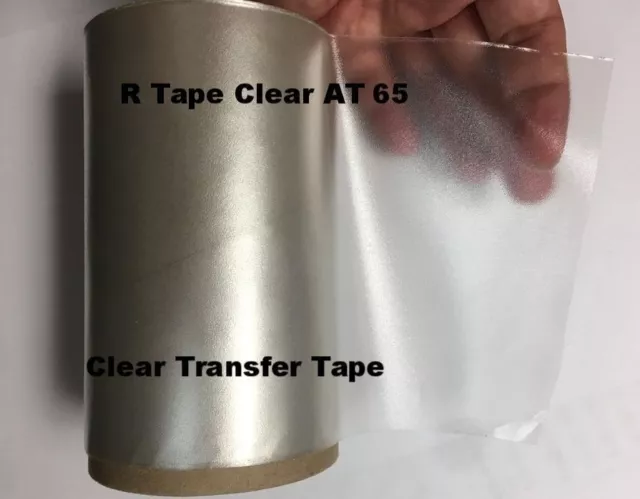 Transfer Tape Clear 1 Roll 12" x 5 yards  Application Vinyl Signs R TAPE