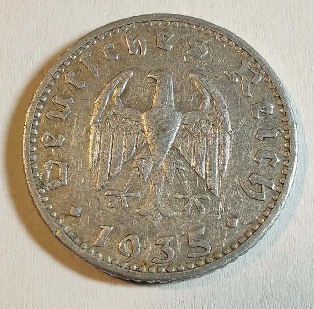 Drittes Reich  50 Reichspfennig  1935 D