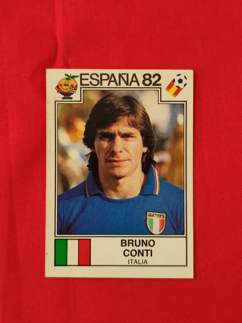 Figurine Panini Espana 82 – Bruno Conti N°49, Italie, Avec Sticker, Neuve
