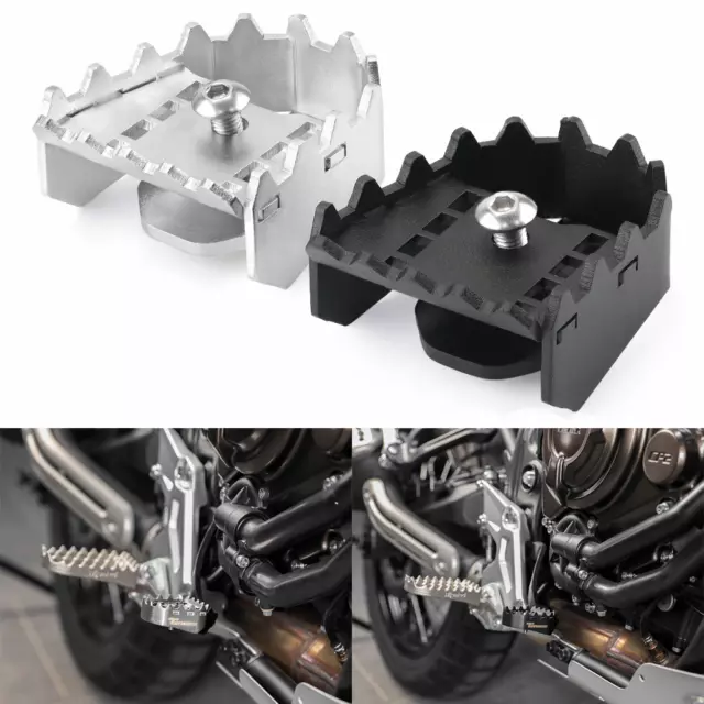 Rear Brake Lever Foot Pedal Enlarge Extension Plate For YAMAHA TENERE 700 XTZ700