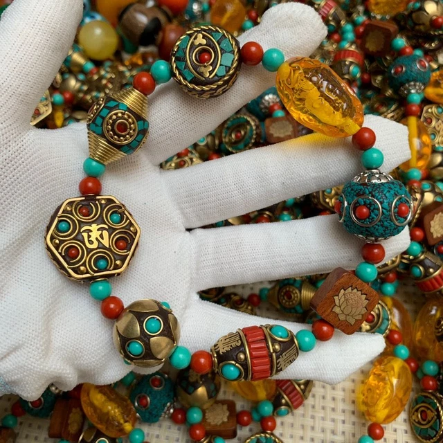 Pulsera vintage hecha a mano estilo étnico accesorios decorativos de hanfu