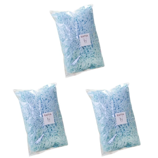 3 Paquetes Papel Raffias Accesorios Fiesta Papel Decorativo Filamento Regalo