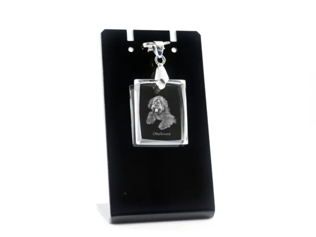 Otterhound, Dog Crystal Necklace, Pendant, High Quality, Crystal Animals UK