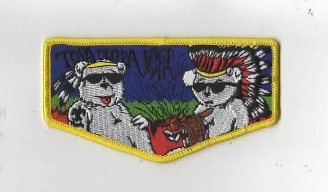 OA Topa Topa Lodge 291 S72 Flap YEL Bdr. Ventura County Council 57 Camarillo, CA