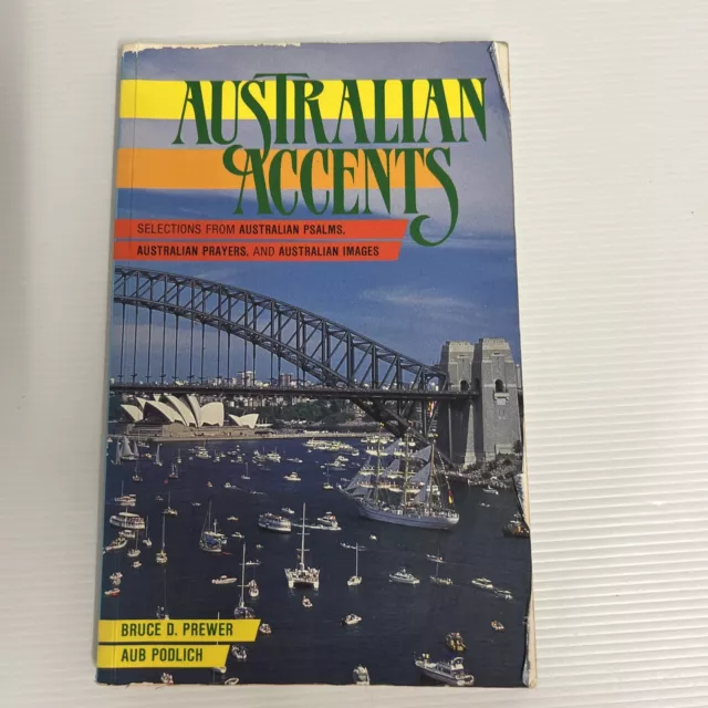 Australian Accents~ Vintage Australian Book: Psalms, Prayers-Brice Prewer PB1988