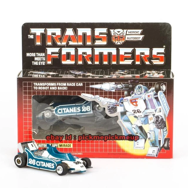 TRANSFORMERS G1 IDW Mirage Blue Reedición 84 Regalo Coleccionar Figura