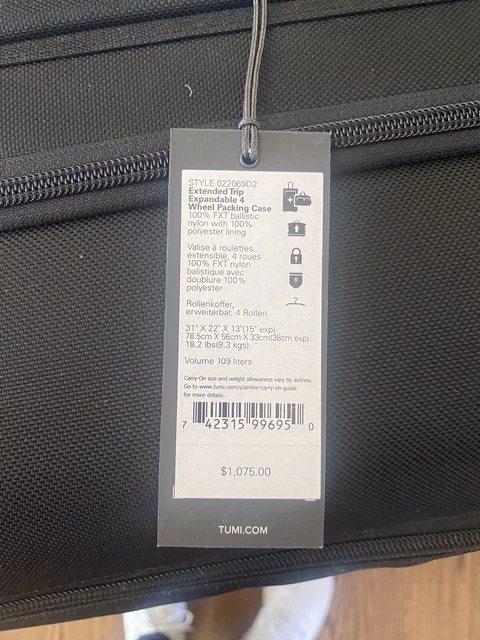 Tumi Alpha 2, extended trip, expandle luggage 2