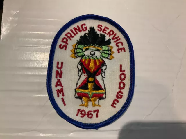 Unami Lodge One 1967 Spring Service event patch SALE!!!