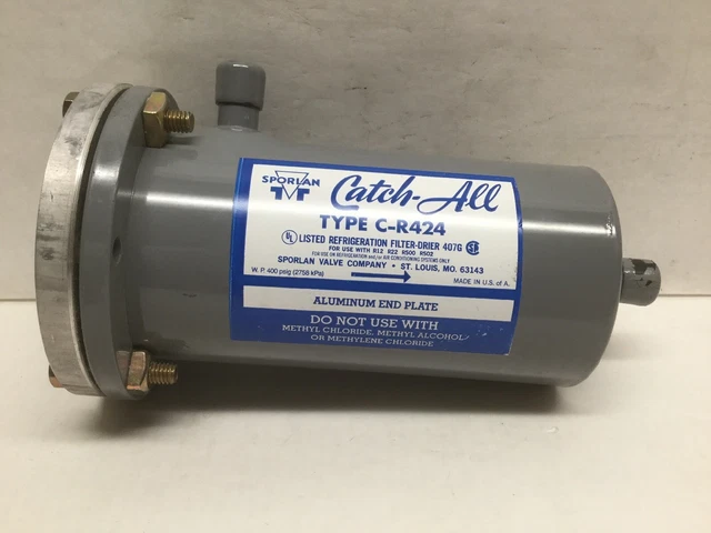 SPORLAN C-R424 1/2" ODF Catch-All Liquid Line Replaceable Core Filter Drier