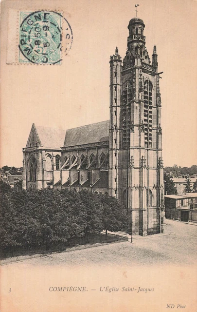 60 COMPIEGNE L Eglise Saint Jacques EUR 5,00 - PicClick FR