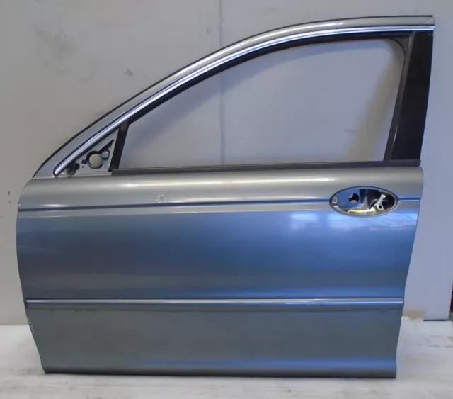 2002-2008 Jaguar X-Type Front Left Driver Side Door Shell Gray OEM IM703059